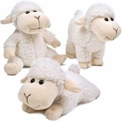 Antika - Tiny Heart Stuffed Animal Sheep Lamb Plush Toy 3 Pcs - kitantik - kitaLog