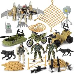 Antika - US Army Men Action Figures Play Set,Toy Soldiers with Military Weapons Accessories for Kids Boys - kitantik - kitaLog