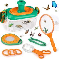 Antika - TOY Life Bug Catcher Kit for Kids - Bug Catching Kit with Butterfly Net, Critter Keeper, Magnifying Glass, Insect Catcher - Butterfly Kit - Bug Toys Kids Explorer Kit - Bug Kit for Kids 3 4 5 6 7 8 - kitantik - kitaLog
