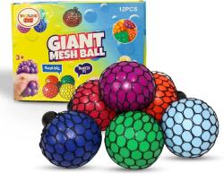 Antika - Dazzling Toys Mesh Stress Ball for Adults- 12 PCs Kids Squishy Toys - Squishy Squeeze Balls Fidget Toys &ndash;Kids Sensory Toys -Anti-Stress Mesh Squishy Balls -Gifts for Coworkers/Birthday Party Favors&ndash; - kitantik - kitaLog