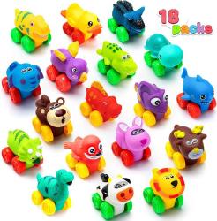 Antika - JOYIN 18 Pcs Animal Cars, Soft Rubber Car Set Toy, Baby Mini Toy Vehicles, Bath Toy Car for Boys and Girls, Babies Christmas Birthday Gift, Summer Beach and Pool Activity, Party Favors for Kids - kitantik - kitaLog