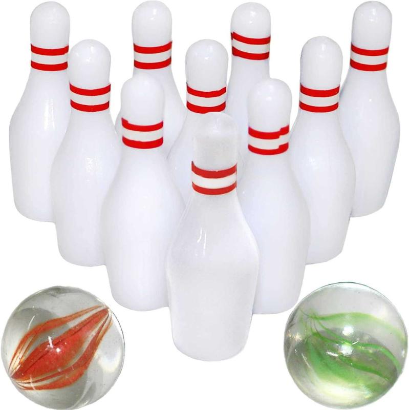 Tabletop Mini Bowling Game Set,funny White Elephant Gifts For