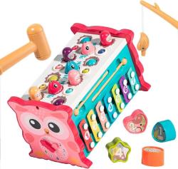 Antika - 8 in 1 Montessori Toys - Sensory Development Toys for Toddler - Toddler Activity Educational Hammering Pounding Toys - Whack a Mole Game Toys with Xylophone Game - Birthday Gifts for 18+ Months Kids - kitantik - kitaLog