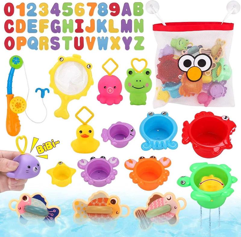 Antika - Qizebaby Baby Bath Toys, 53PCS Bath Toys for Toddlers Age