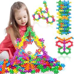 Antika - FASTSPOK 500 Pieces Building Blocks STEM Toys - Interlocking Plastic Connect Block, Preschool Educational Toys for Kids Aged 4-8, Kindergarten Creativity Toys - kitantik - kitaLog