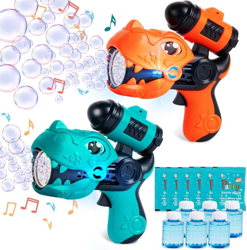 Dinosaur Bubble Machine For Kid With Sound And Lights Outdoor Toy