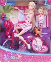 Antika - BETTINA Fashion Doll Playset with Glam Bicycle & Cute Mini Doll Baby & Accessories, Dollhouse Accessories, 2022 Christmas Birthday Gifts for Girls Kids Aged 3 4 5 6 7 - kitantik - kitaLog