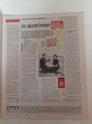 23 Ocak 2014- Üç Güzel İnsan - Sabahattin Ali'nin Mektupları - İhsan Oktay Anar - Galiz Kahraman - Gilbert Dagron -  Cumhuriyet Kitap