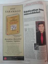 21 Ocak 2016 - Geçmişin Yorgun Tanığı - Krikor Balakyan - Anı Harabeleri - Benim Kızım Okuyacak - Terazi Kefeleri - Portakal Mavisi Bir Dünyası - Doppler -Azorno - Cumhuriyet Kitap