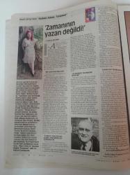 11 Eylül 2014 - Zamanının Yazarı Değildi - Nazlı Eray - Çılgın Dahiler - Ataol Behramoğlu - Yalancının Ampulü - Vefa Bazen Unutmaktır- Aydaki Adam Tanpınar - Cumhuriyet Kitap