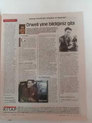 8 Ağustos 2013- Polisiye Sosyolojik Tespitçidir Ama Çaktırmaz- 36 Baharı - Celil Oker - Ateş Etme İstanbul - Orwell Yine Bildiğiniz Gibi - Kitaplar Ve Sigaralar - Cumhuriyet Kitap