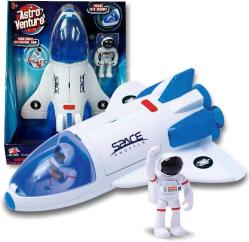 Antika - Astro Venture Space Shuttle Toy - Plastic Spaceship for Kids with Lights and Sound - Astronaut Figure, Openable Cockpit and Compartment, Extended Arm - Fun Space Gift Toys for Any Mission & Adventure - kitantik - kitaLog