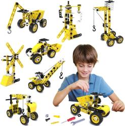 Antika - STEM Building Toys for 6+ Years Old Boys and Girls - 8in1 Construction Engineering Building Toy Set for Kids 6 7 8 9 10 Years Old - Educational STEM Toy for Boys Age 8-12 - Fun Birthday Gift - kitantik - kitaLog