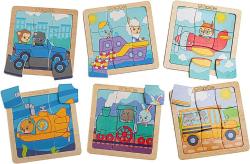 Antika - Bimi Boo Wooden Jigsaw Puzzles for Kids Ages 3-5 &ndash; Montessori Toys for 2 Year Old and Up - Wooden Kids Puzzles Ages 3-5 - Toddler Puzzles from Wood- Preschool Learning Toys (Transportation Puzzle) - kitantik - kitaLog
