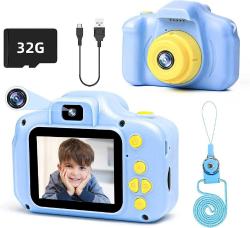 Antika - Miiulodi Kids Selfie Camera for Boy Children Digital Cameras 1080P Kid for 3-9 Year Boys Kids Camera Toys for Age 4 5 6 7 8 9 10 Years Old Birthday Gift Toddler Camera Boy Holiday Toys - kitantik - kitaLog
