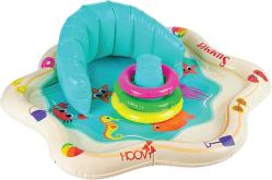 Antika - Inflatable Baby Splash Mat with Backrest & Fun Stackable Rings | Inflatable Baby Splash Pool | Infant Splash Pad with Stacking Rings | Infant Summer Toys - kitantik - kitaLog