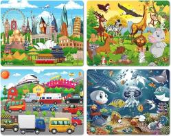 Antika - WEIFF Jigsaw Puzzles for Kids Age 4-10 Year Old, 4 Pack 100 pcs Preschool Educational Learning Toys Set for Boys and Girls,Toddler,Children(4 Puzzles) (100PCS) - kitantik - kitaLog