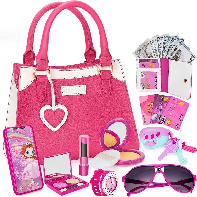 Litti Pritti Play Purse For Little Girls, Toddler Purse Set W/ Accessories,  Fashion Girl Toys, Toy Purses, Includes: Handbag, Toy Phone, Pretend Play -  Imported Products from USA - iBhejo