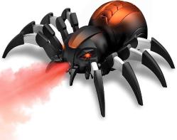 Antika - Remote Control Spider Toys Realistic, RC Spider Tarantula Robot with Light/Music/One-Key Demo, 2022 Chrismas Birthday Gifts for 3 4 5 6 7 8 9 10 11 12 Year Old Boys Girls, Chrismas Robot Toys for Kids - kitantik - kitaLog