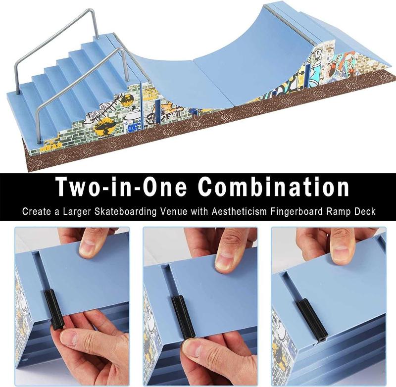 Fingerboard Double Ramp. Fingerboard Ramps and Fingerboard 