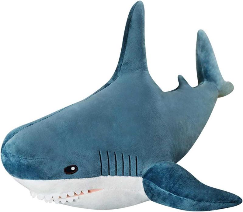 Giant sales shark pillow