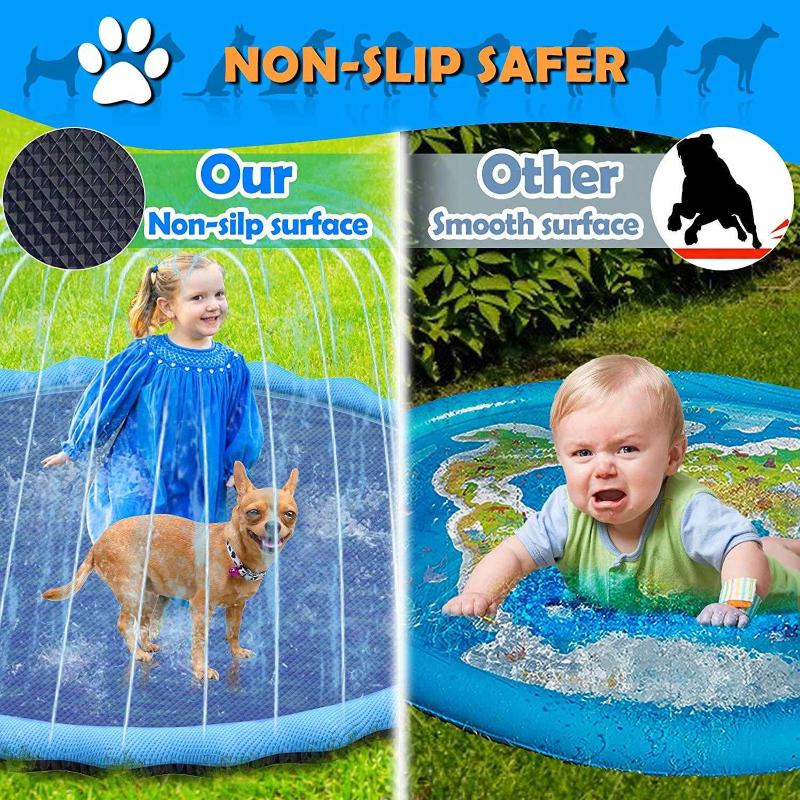 TOYANDONA Inflatable Kiddie Pool, Kids Outdoor Water Pool Inflatable