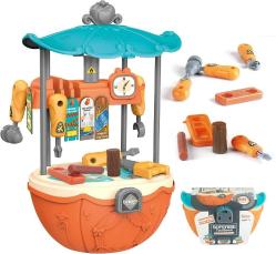 Antika - KAZI Toddler Tool Set, Kids Workbench with Toy Hammer Screwdriver, Lerning Tool Bench Workshop Toys Construction Kits for 3 4 5 Year Old Boys Girls - kitantik - kitaLog