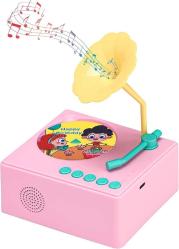 Antika - YLL Music Toys Kids Baby Phonograph Gift,Classic Record Player Set with 48 Audio Cards, Screen-Free Listening Experience for Stories & Music, for Baby Toddlers Girls(Pink) - kitantik - kitaLog