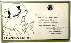 Helen KELLER'i anma paneli - Lions davetiye