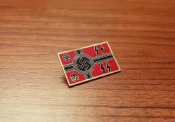 İKİNCİ DÜNYA SAVAŞI ALMANYA - NAZİ BAYRAK ROZETİ - MADALYA B8910