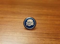 İKİNCİ DÜNYA SAVAŞI ALMANYA - NAZİ ASKERİ SS KURU KAFA ROZETİ - MADALYA B8938