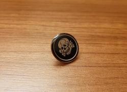 İKİNCİ DÜNYA SAVAŞI ALMANYA - NAZİ ASKERİ SS KURU KAFA ROZETİ - MADALYA B8943