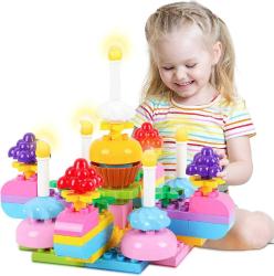 Antika - EP EXERCISE N PLAY Large Building Blocks Set Birthday Cake STEM Classic Building Toys Kit for Toddlers, Creative DIY Building Construction Toys Ideal Birthday for Girls Boys - kitantik - kitaLog
