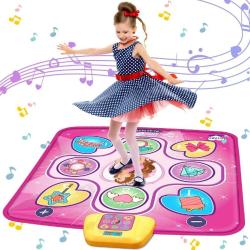 Antika - Bambilo Dance Mat - Toys for 3 4 5 6 Year Old Girl Gifts, Dance Games Toys for Kids Girls Boys Christmas Birthday Gifts for 3-8 Year Old, Dance Pad with 5 Game Modes, Built-in Music - kitantik - kitaLog
