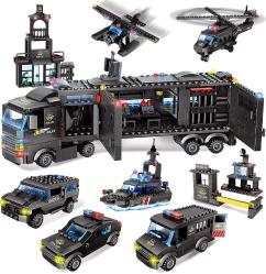 Antika - TAMEXI City Police Station Building Kit-SWAT Police Mobile Command Center Truck, Helicopters Building Blocks Toy, Best Learning & Role Play Swat Toy Gift for Boy and Girl Age 6-12&hellip; - kitantik - kitaLog