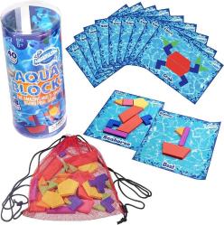 Antika - SCS Direct Aqua Blocks Pool Diving Game- 40 Multi-Shape Sinking Toys, 18 Challenge Cards in 3 Difficulty Levels, Bag - Fun Summer Kid's Family Swim Party Game and Water Play - kitantik - kitaLog