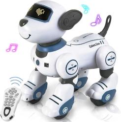 Antika - Remote Control Robot Dog for Boys Girls Age 3 4 5+, Programmable Interactive & Smart Dancing Walking RC Robot Dog Toys with Touch Function, Voice Control, Electronic Dog Pets Toys Gifts for Kids（Blue) - kitantik - kitaLog