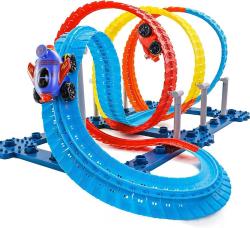 Antika - Race Track Car Set Toys - Flexible Car Set Train Track Playset Magic Racing Car with LED Light Bendable Racetrack 200PCS DIY Stem Toy Cars for Kids Boy & Girl Adults Gifts - kitantik - kitaLog
