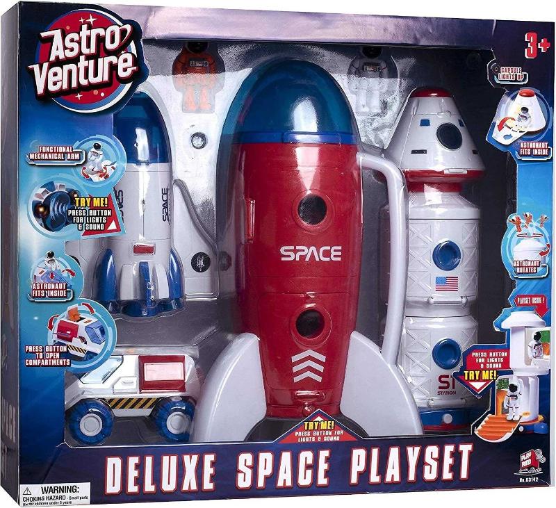 ASTROセット Antika - ASTRO VENTURE Deluxe Space Playset Toy - Space Shuttle