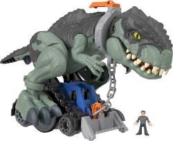 Antika - Fisher-Price Imaginext Jurassic World Dominion Giga Dinosaur Toy, 16 x 29 in, with Lights Sounds and Owen Grady Figure, Mega Stomp & Rumble Giga Dino - kitantik - kitaLog
