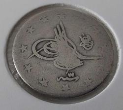 SULTAN II.ABDÜLHAMİT 1293-17 GÜMÜŞ ORJİNALL 2 KURUŞ ÇOK TEMİZ 1TT2S ÇOK NADİR