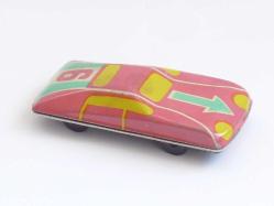 Eski Teneke Oyuncak Spor Araba -Vintage Teneke Araba -Antika Oyuncak Koleksiyon