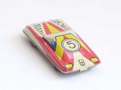 Eski Teneke Oyuncak Spor Araba -Vintage Sovyet Rus Teneke Araba -Antika Oyuncak Koleksiyon