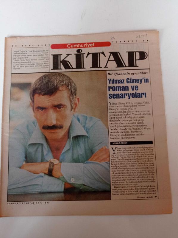 Cumhuriyet Kitap 26 Ocak 1995 Sayı 258 Yılmaz Güney  