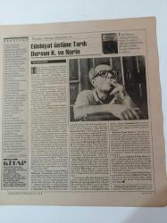 Cumhuriyet Kitap - 25 Ağustos 1994 - Sayı 235 - Füruzan Fotoğrafı - Tarih Gündem Değildir - İşte Bizim Rumeli Kitabı - Fransız Yazar Marguerita Duras - Fazıl Hüsnü Dağlarca