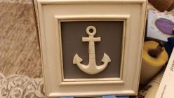 Çerçeveli Deniz Çapası ebat: 16* 16 cm