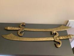 DEKORASYONLUK ÇİFT KILIÇ