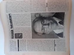Cumhuriyet Kitap - 28 Eylül 1995 - Sayı 293 - Melih Cevdet Anday Fotoğrafı - Güzellikler Üreten Bir Adam - Ali Akay - Jean Baudrillard - Kötülüğün Şeffaflığı - Beyaz Otel - Mandela