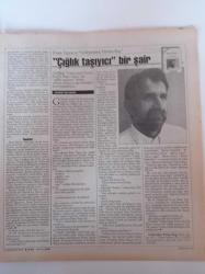 Cumhuriyet Kitap - 6 Nisan 1995 - Sayı 268 - Kurt Cobain Fotoğrafı - Kurt Cobain Hikayesi İsa'ya Benzeyen Biri - Türk Öykü Antolojisi - Haldun Derin - Ömer Seyfettin - Türklük Üzerine Yazıları
