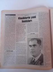 Cumhuriyet Kitap - 6 Nisan 1995 - Sayı 268 - Kurt Cobain Fotoğrafı - Kurt Cobain Hikayesi İsa'ya Benzeyen Biri - Türk Öykü Antolojisi - Haldun Derin - Ömer Seyfettin - Türklük Üzerine Yazıları